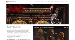 Desktop Screenshot of poetryslam.com