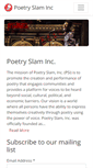 Mobile Screenshot of poetryslam.com