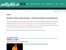 Tablet Screenshot of poetryslam.ch