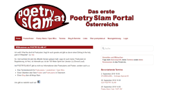 Desktop Screenshot of poetryslam.at